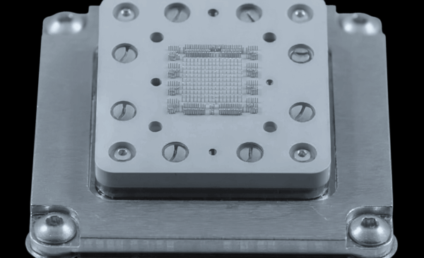 Advanced vertical MEMS probe card for 5nm and 3nm semiconductor nodes featuring N7 alloy contact technology.